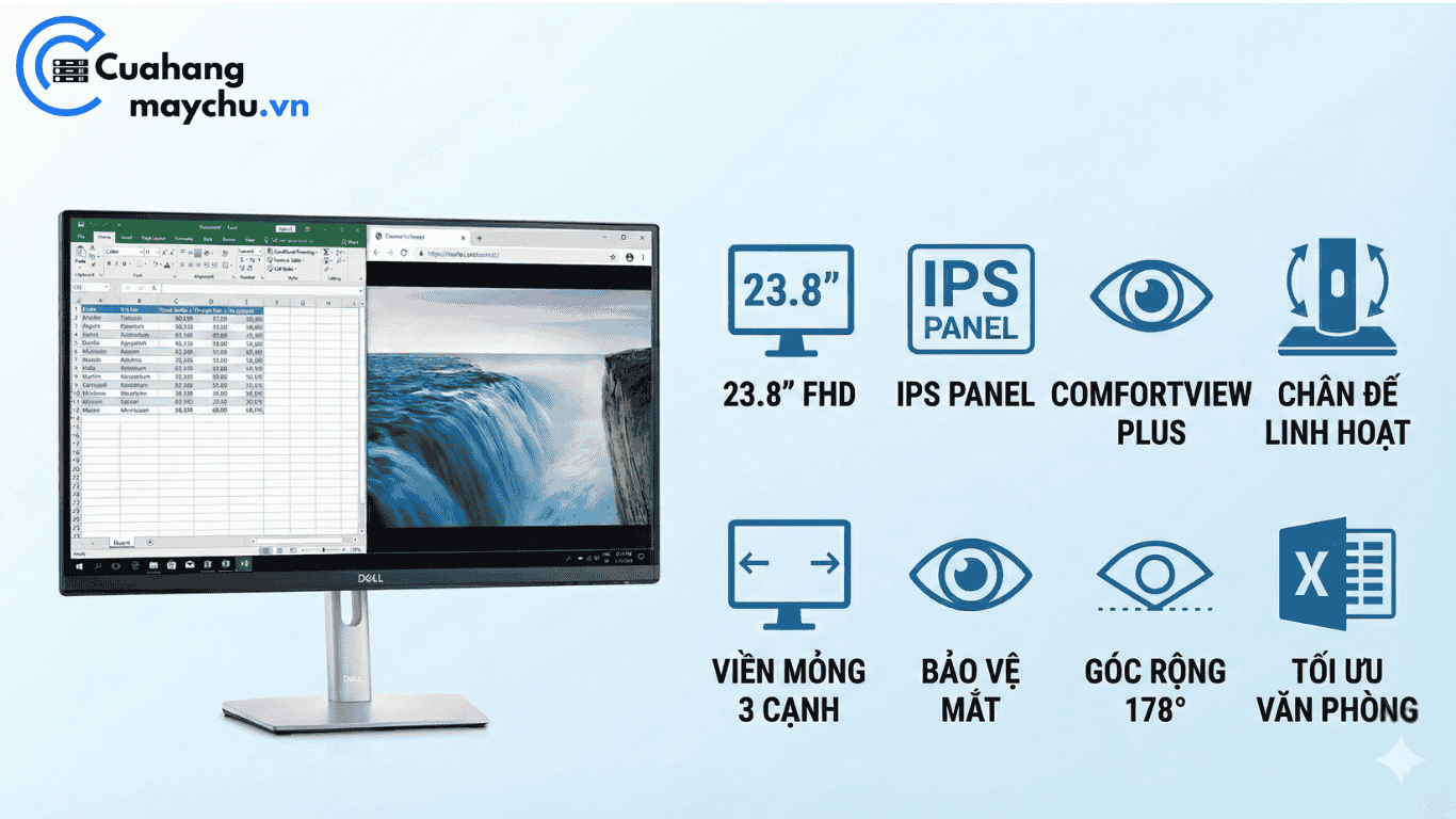 Màn hình máy tính Dell P2422H